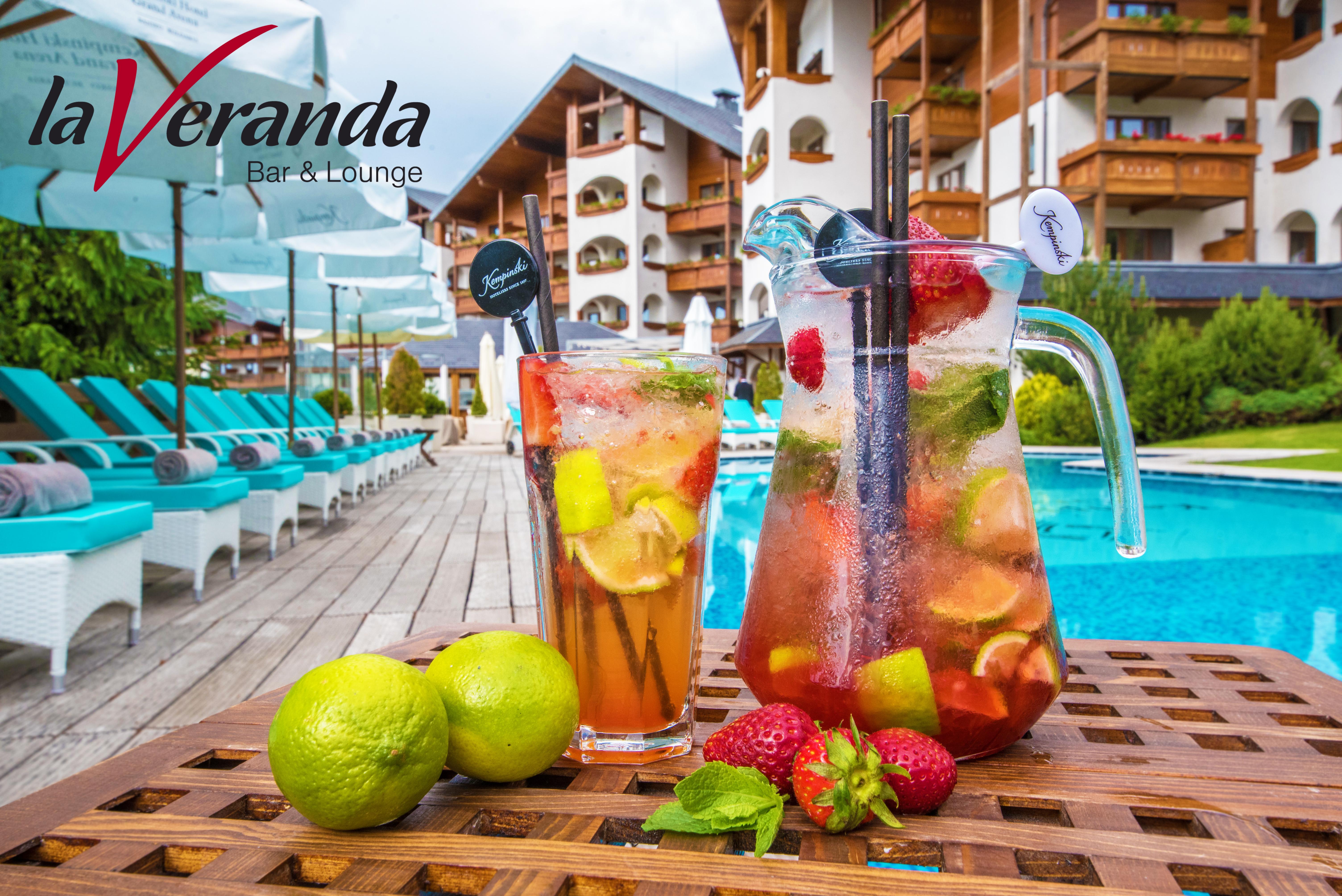 Kempinski Hotel Grand Arena Bansko Luaran gambar Veranda