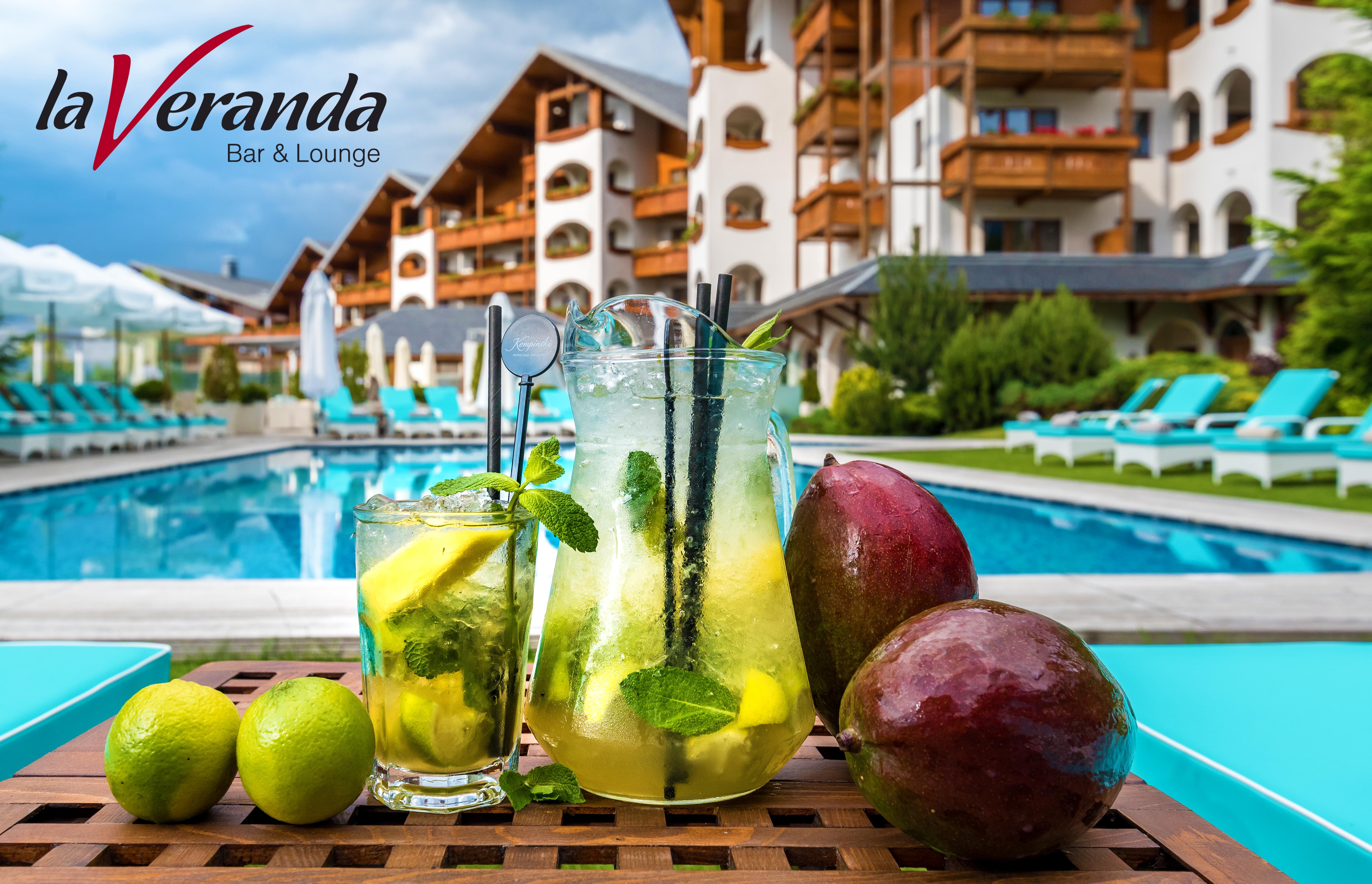 Kempinski Hotel Grand Arena Bansko Luaran gambar Veranda Bar & Lounge